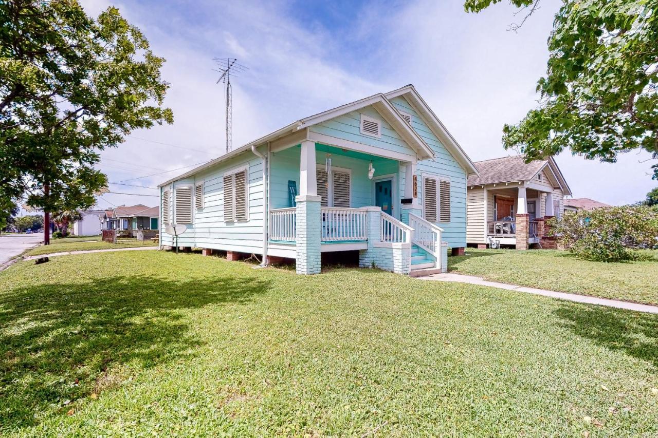 Sea Glass Cottage Galveston Kültér fotó